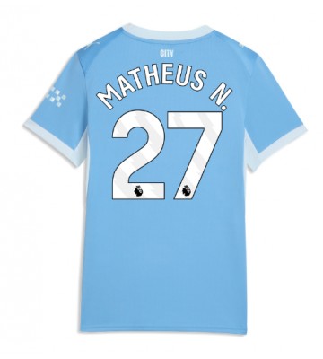 Manchester City Matheus Nunes #27 Replika Hemmatröja Damer 2026-27 Kortärmad